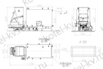 Котел КВм 1.1 с ТШПМ чертеж