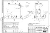Чертеж котла на древесных отходах 0.35 МВт